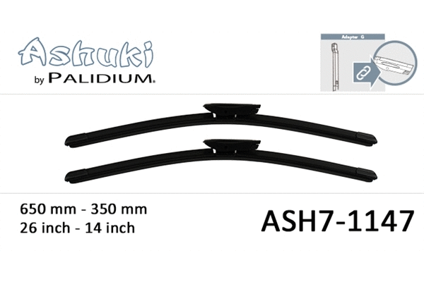 ASH7-1147 ASHUKI by Palidium Щетка стеклоочистителя (фото 1)