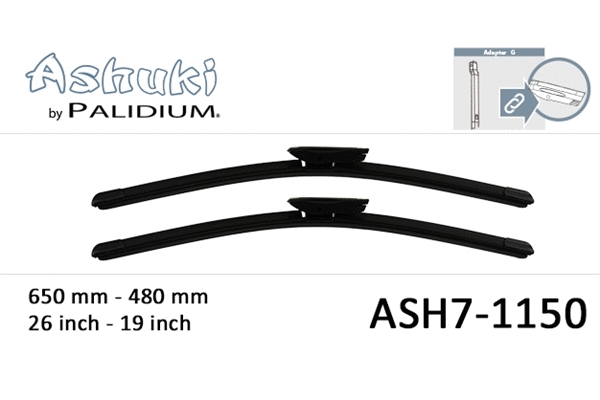 ASH7-1150 ASHUKI by Palidium Щетка стеклоочистителя (фото 1)