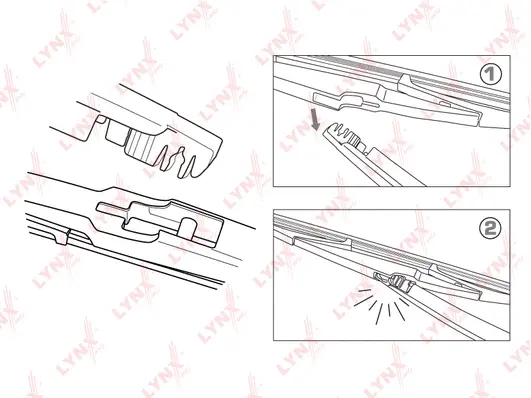 LR35T LYNXAUTO Щетка стеклоочистителя (фото 1)