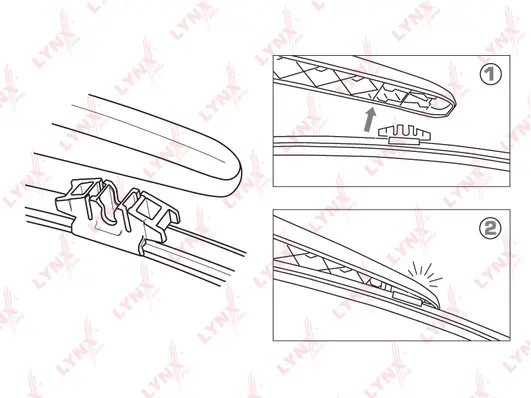 LR35V LYNXAUTO Щетка стеклоочистителя (фото 2)