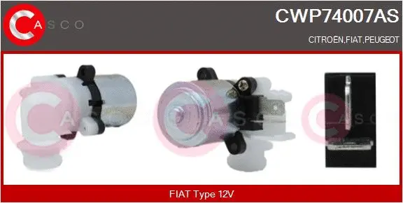 CWP74007AS CASCO Водяной насос, система очистки окон (фото 1)