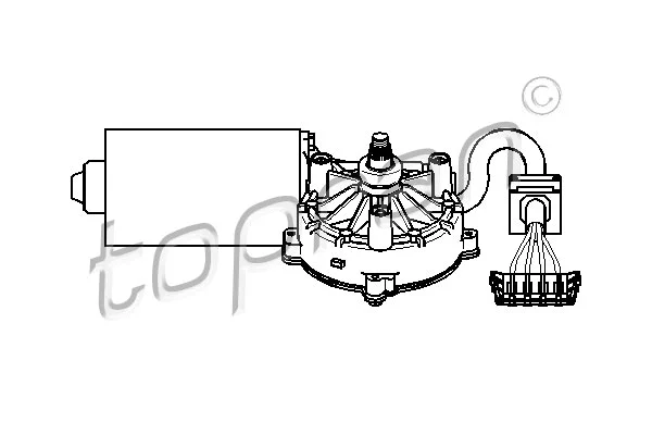 401 531 TOPRAN Двигатель стеклоочистителя (фото 1)