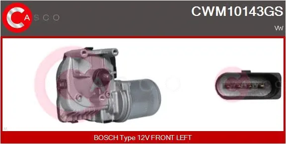 CWM10143GS CASCO Двигатель стеклоочистителя (фото 1)