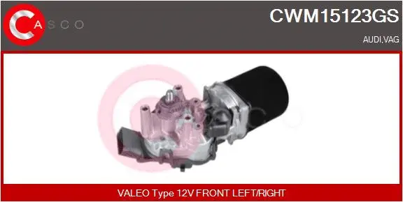 CWM15123GS CASCO Двигатель стеклоочистителя (фото 1)