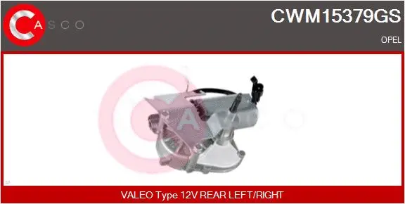 CWM15379GS CASCO Двигатель стеклоочистителя (фото 1)