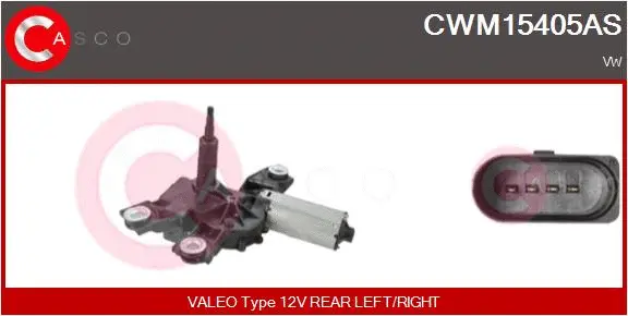 CWM15405AS CASCO Двигатель стеклоочистителя (фото 1)