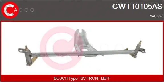 CWT10105AS CASCO Система тяг и рычагов привода стеклоочистителя (фото 1)