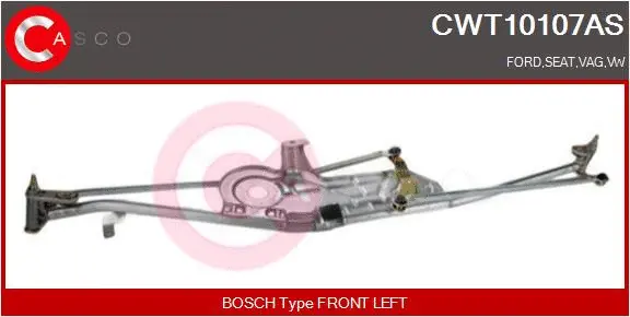 CWT10107AS CASCO Система тяг и рычагов привода стеклоочистителя (фото 1)