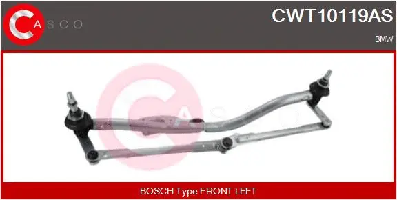 CWT10119AS CASCO Система тяг и рычагов привода стеклоочистителя (фото 1)
