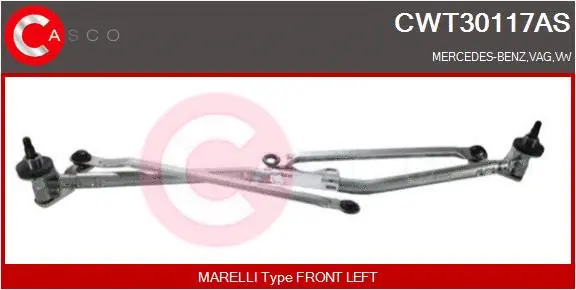 CWT30117AS CASCO Система тяг и рычагов привода стеклоочистителя (фото 1)