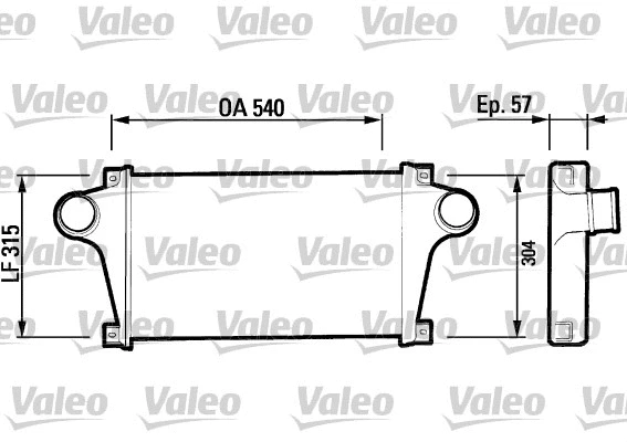 816731 VALEO Интеркулер (фото 1)