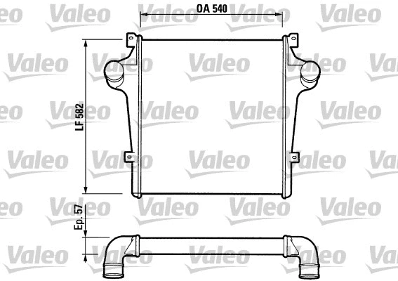 816733 VALEO Интеркулер (фото 1)