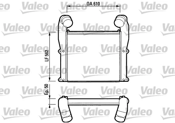 816793 VALEO Интеркулер (фото 1)