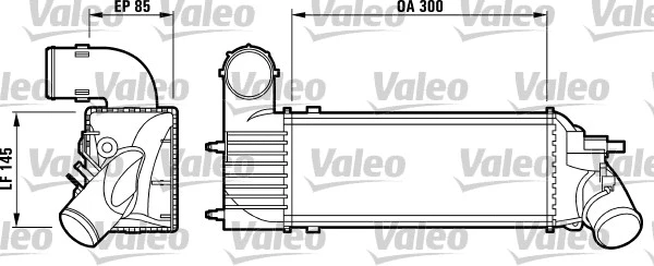 817437 VALEO Интеркулер (фото 1)