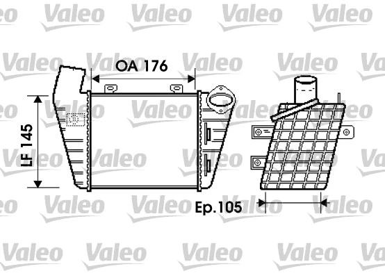 817628 VALEO Интеркулер (фото 1)