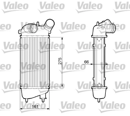 817651 VALEO Интеркулер (фото 1)