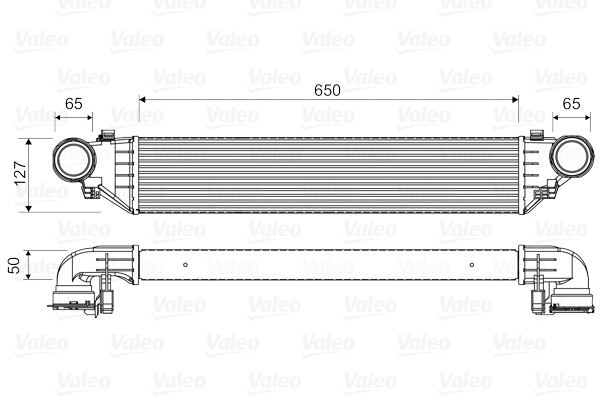 817760 VALEO Интеркулер (фото 1)