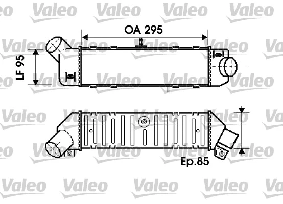 817767 VALEO Интеркулер (фото 1)