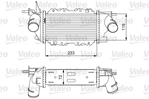 817917 VALEO Интеркулер (фото 1)