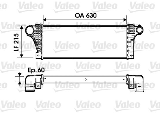 817941 VALEO Интеркулер (фото 1)