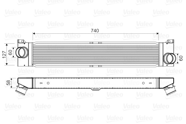 818569 VALEO Интеркулер (фото 1)