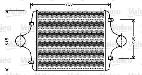 818744 VALEO Интеркулер (фото 1)