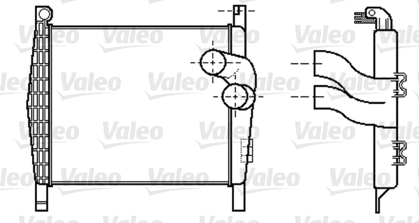 818755 VALEO Интеркулер (фото 1)