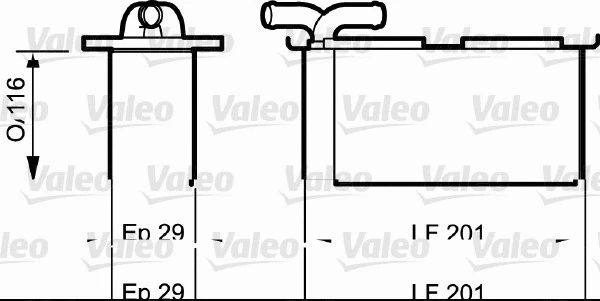 818838 VALEO Интеркулер (фото 1)