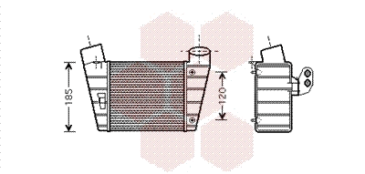 03004208 VAN WEZEL Интеркулер (фото 1)