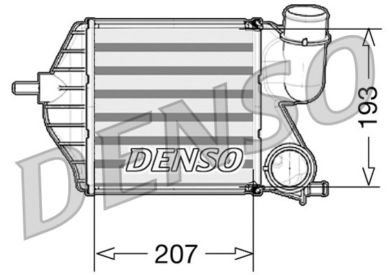 DIT09102 DENSO Интеркулер (фото 1)