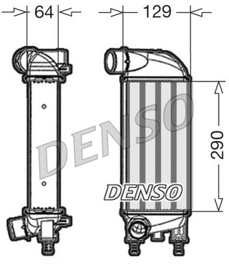 DIT09110 DENSO Интеркулер (фото 1)