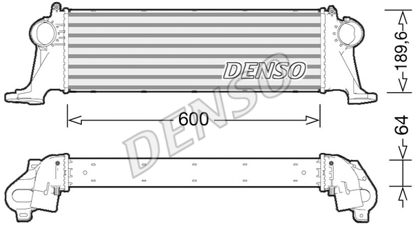 DIT12004 DENSO Интеркулер (фото 1)