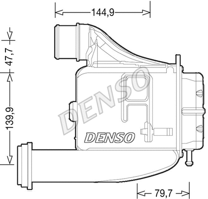 DIT12006 DENSO Интеркулер (фото 1)