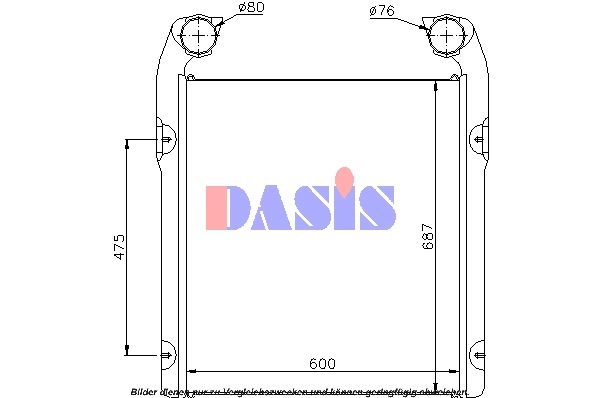 397230N AKS DASIS Интеркулер (фото 1)