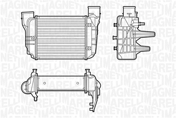 351319201170 MAGNETI MARELLI Интеркулер (фото 1)