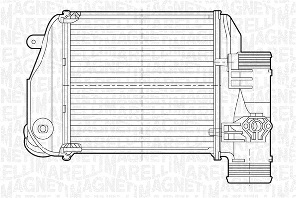 351319201310 MAGNETI MARELLI Интеркулер (фото 1)