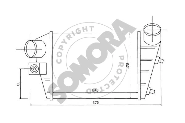 010145 SOMORA Интеркулер (фото 1)