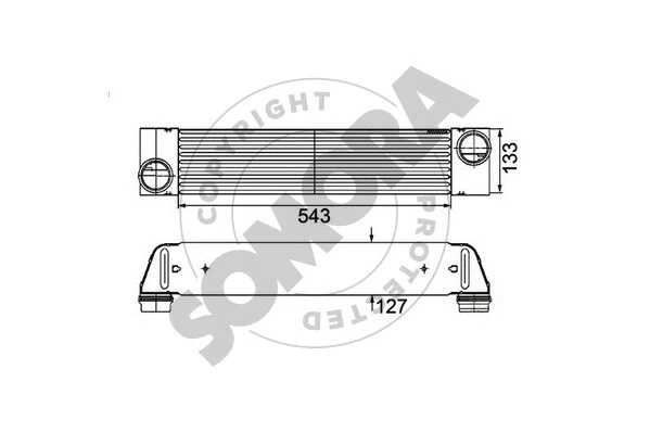 041345B SOMORA Интеркулер (фото 1)