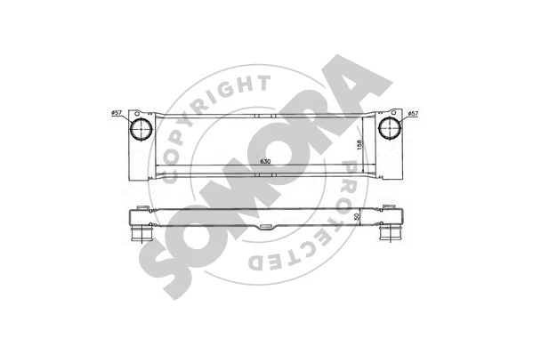 173145B SOMORA Интеркулер (фото 1)