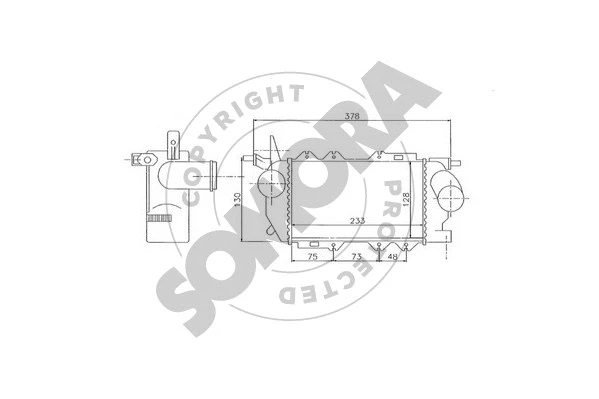 210445 SOMORA Интеркулер (фото 1)