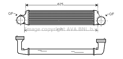 BW4280 AVA Интеркулер (фото 1)