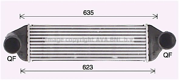 BW4580 AVA Интеркулер (фото 1)