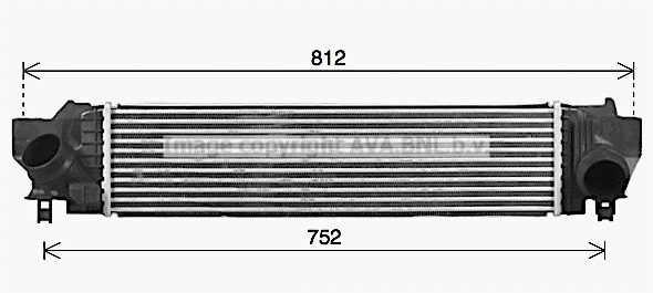 BW4582 AVA Интеркулер (фото 1)