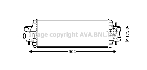 RTA4358 AVA Интеркулер (фото 1)