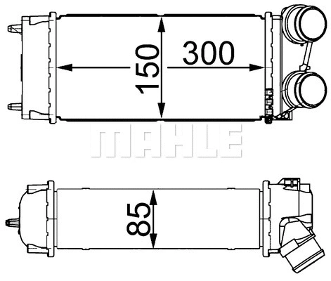 CI 16 000S KNECHT/MAHLE Интеркулер (фото 2)