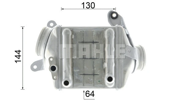 CI 186 000P KNECHT/MAHLE Интеркулер (фото 7)