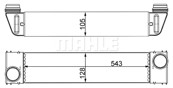 CI 193 000S KNECHT/MAHLE Интеркулер (фото 1)