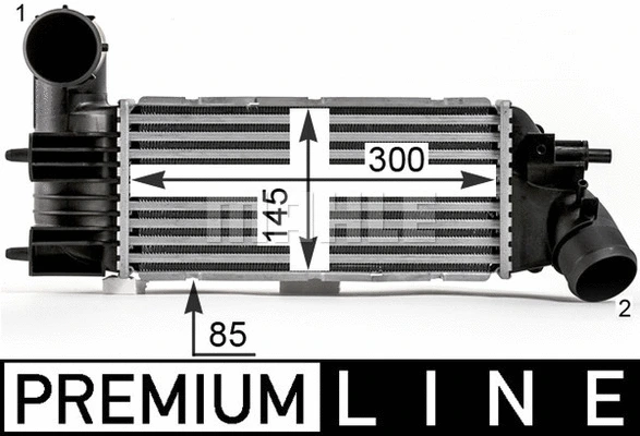 CI 26 000P KNECHT/MAHLE Интеркулер (фото 5)