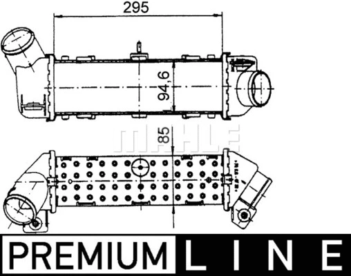 CI 329 000P KNECHT/MAHLE Интеркулер (фото 2)