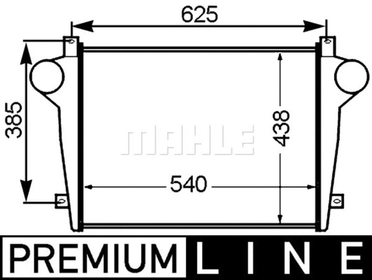 CI 352 000P KNECHT/MAHLE Интеркулер (фото 2)